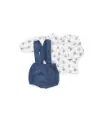 CONJUNTO CAMISA ZORRITOS CON TIRANTES - 26698