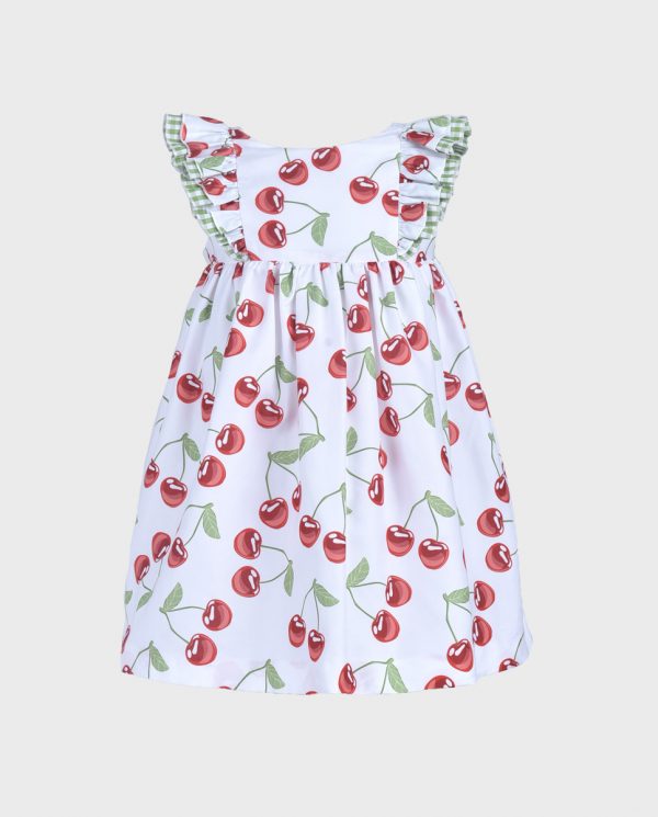 Vestido niña cerezas