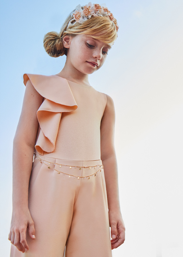 5233 Mono crepe cinturón cadenita